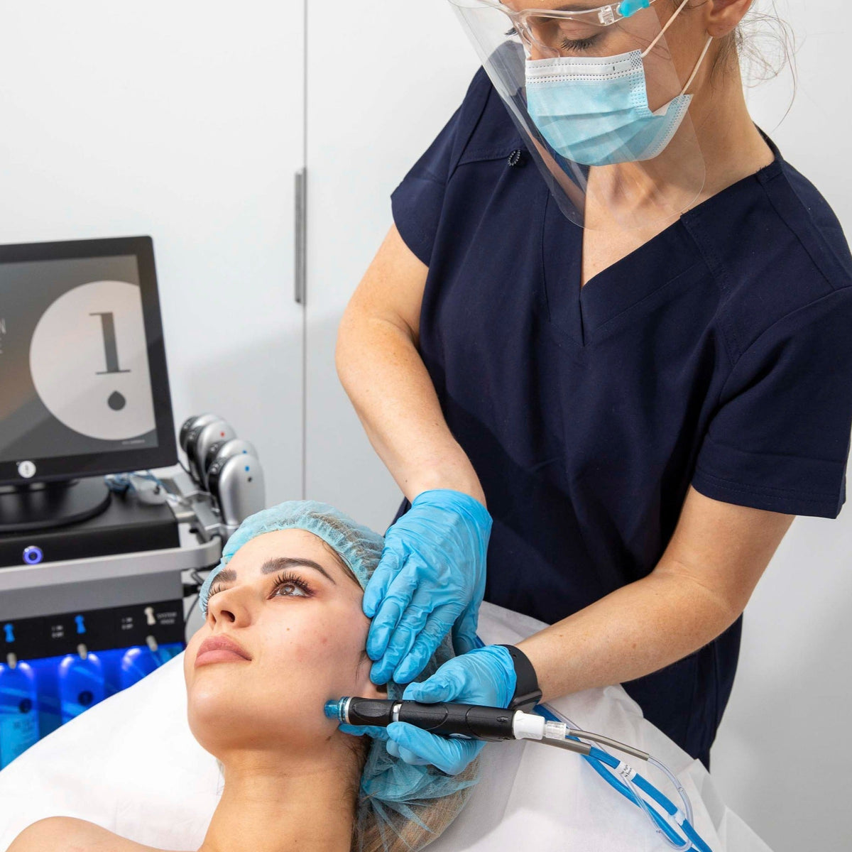 SWC 5-Step Advanced Facial: HydraFacial, BBL Laser, Microneedling, Peel, & LED (save €351)