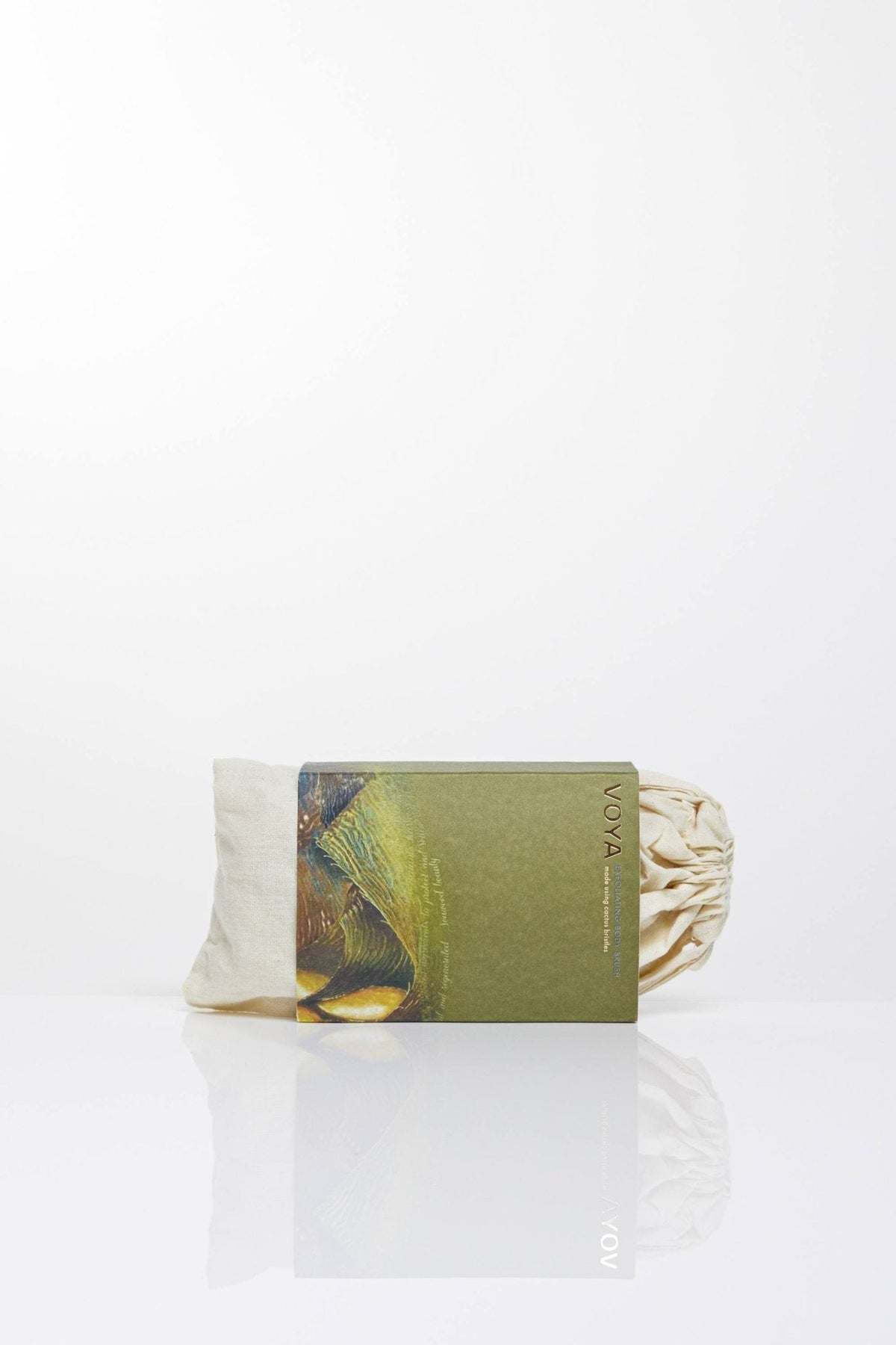 Exfoliating Body Brush & Organic Cotton Pouch
