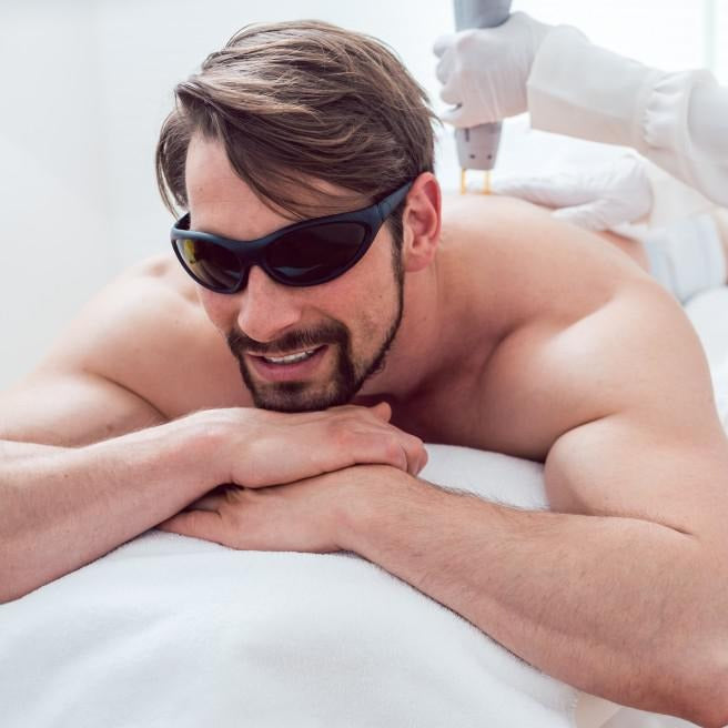 Laser Hair Removal for Men Intimate Area Front & Back (as low as €59.90 per session)