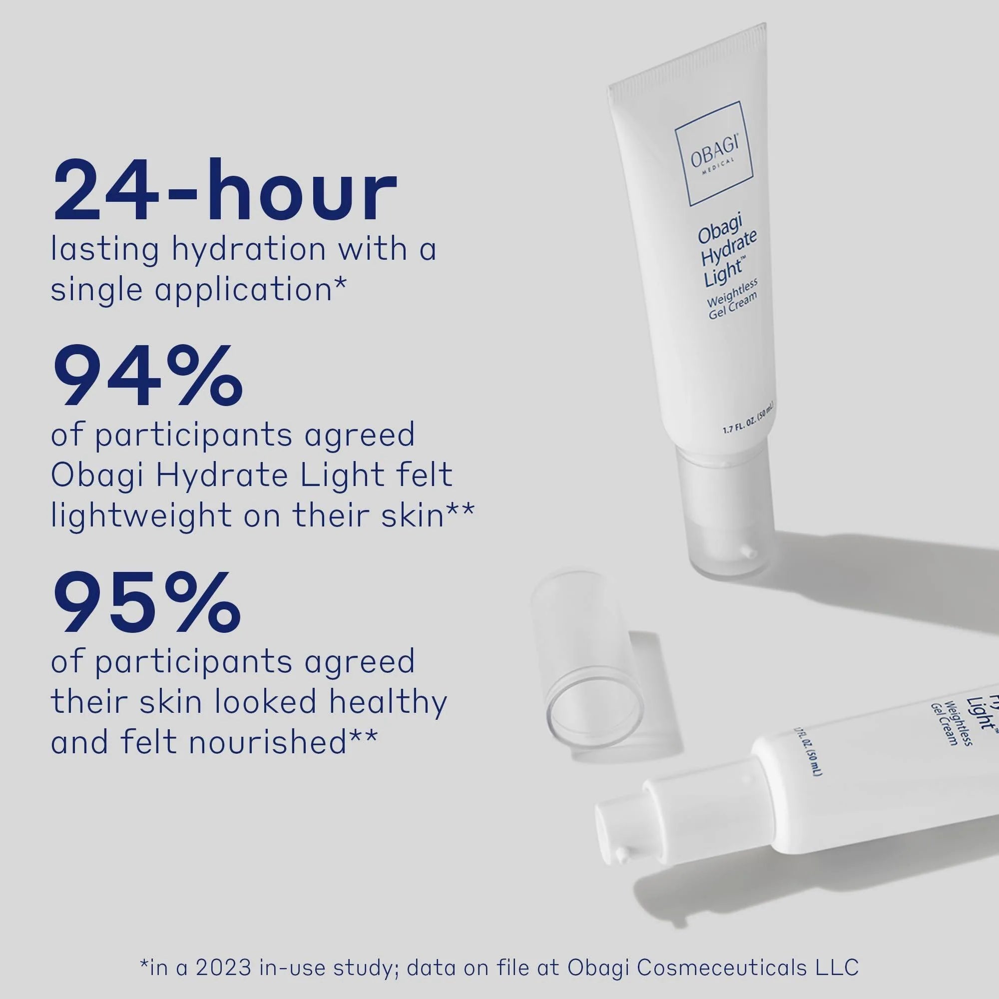 NEW Obagi Hydrate Light Weightless Gel Cream 50ml