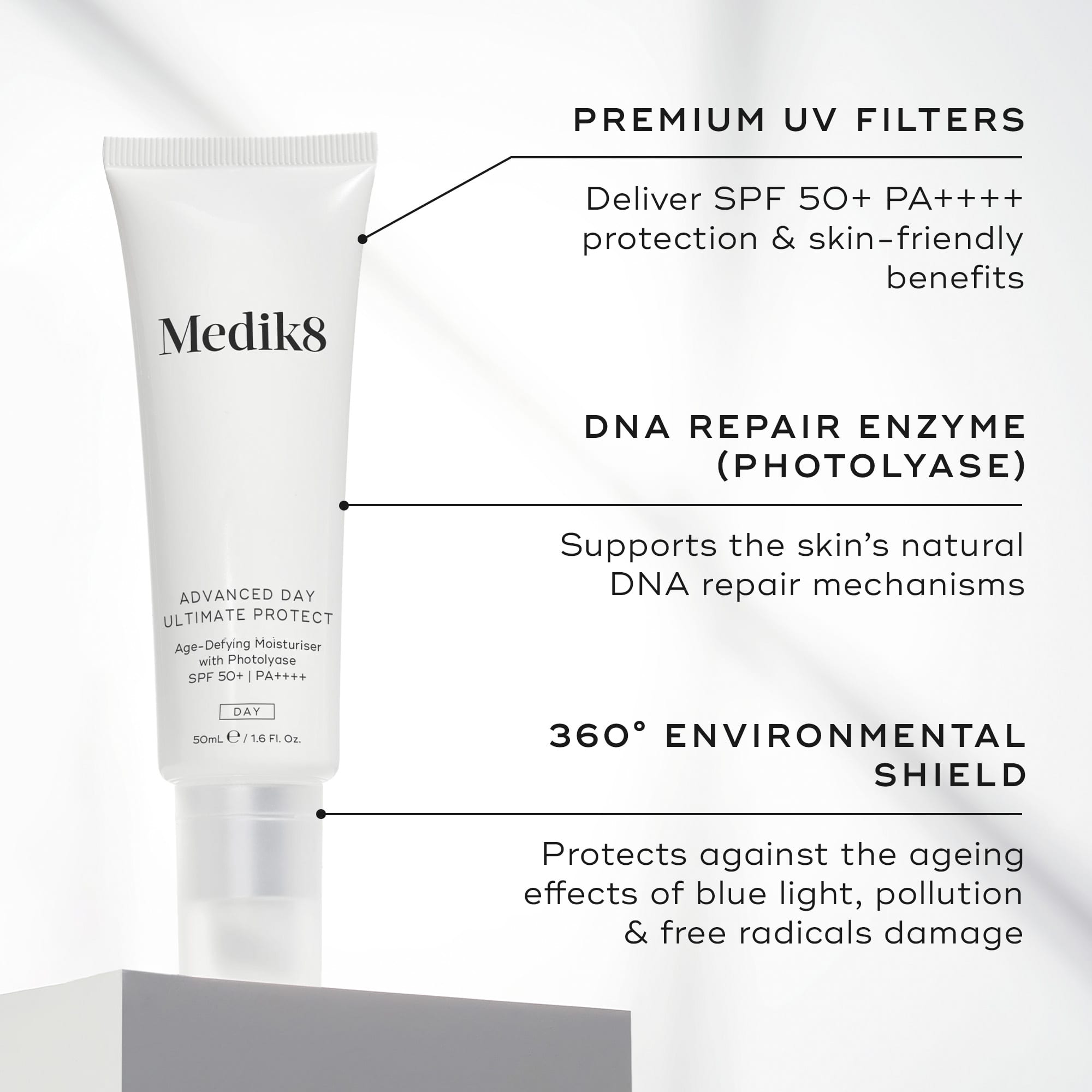 Medik8 Advanced Day Ultimate Protect SPF50 PA +++ 50ml