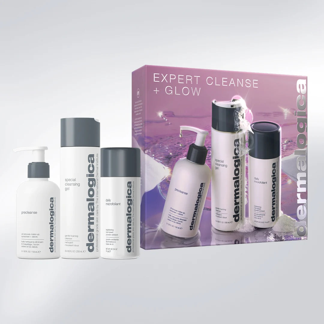 Dermalogica Expert Cleanse + Glow Gift Set (3 Full-Sizes)
