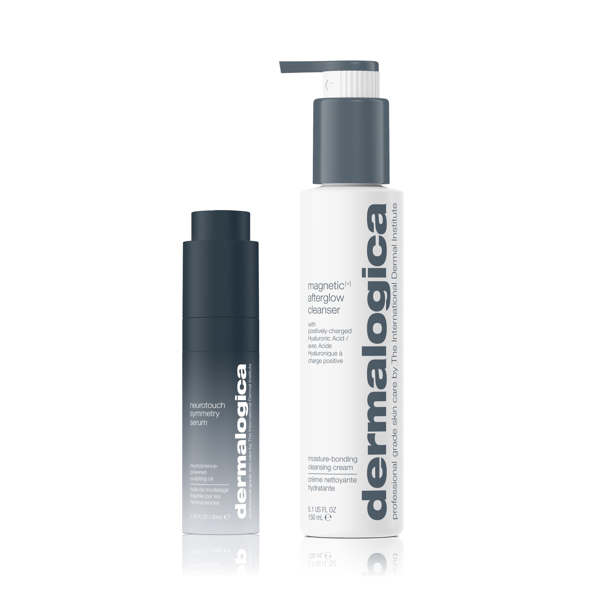 Dermalogica neurotouch symmetry serum + magnetic afterglow cleanser