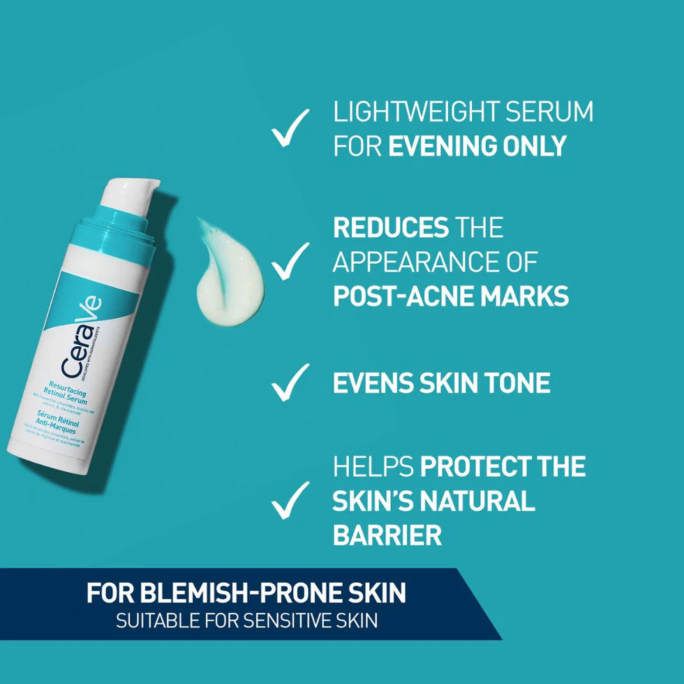 CERAVE RESURFACING RETINOL SERUM - 30ML