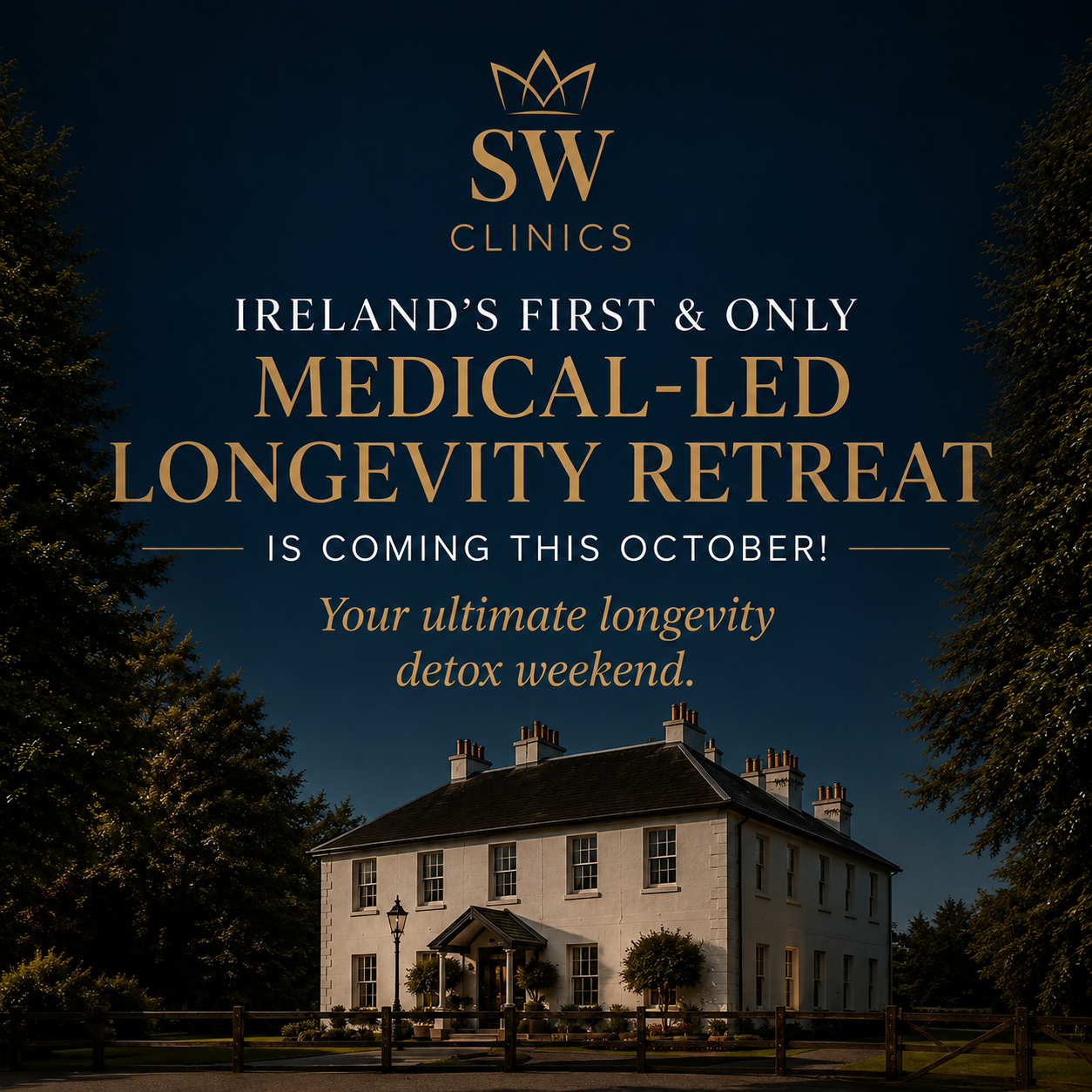 SWC Medical Longevity Retreat Detox Weekend (Saturday October 24th)