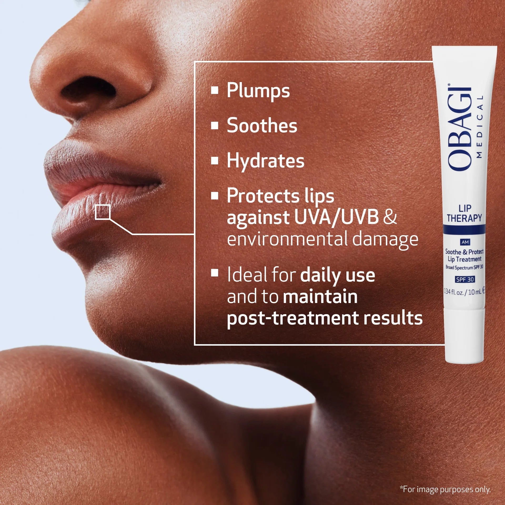 Obagi Lip Therapy Soothe & Protect Lip Treatment SPF30 AM 10ml