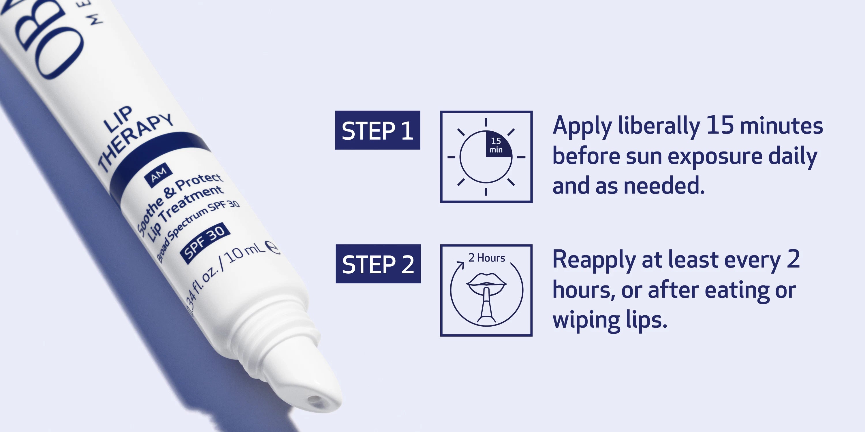 Obagi Lip Therapy Soothe & Protect Lip Treatment SPF30 AM 10ml