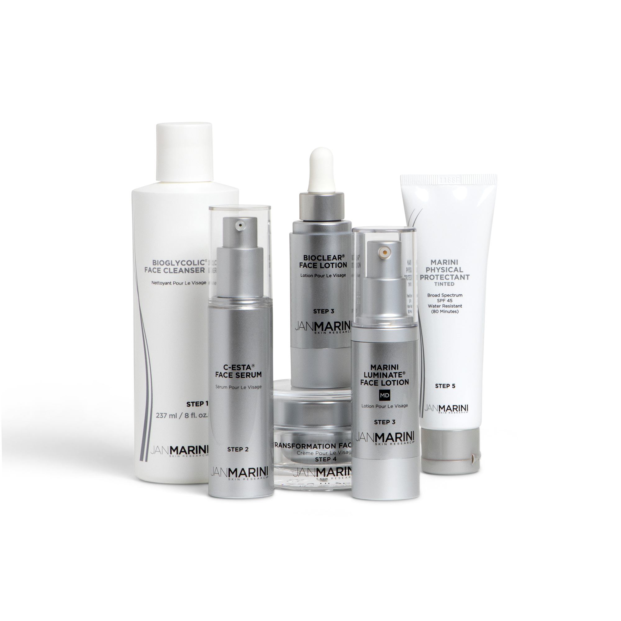 Jan Marini A Skin Care Management System - MD Normal/Combo with Marini Physical Protectant SPF 45 Tinted