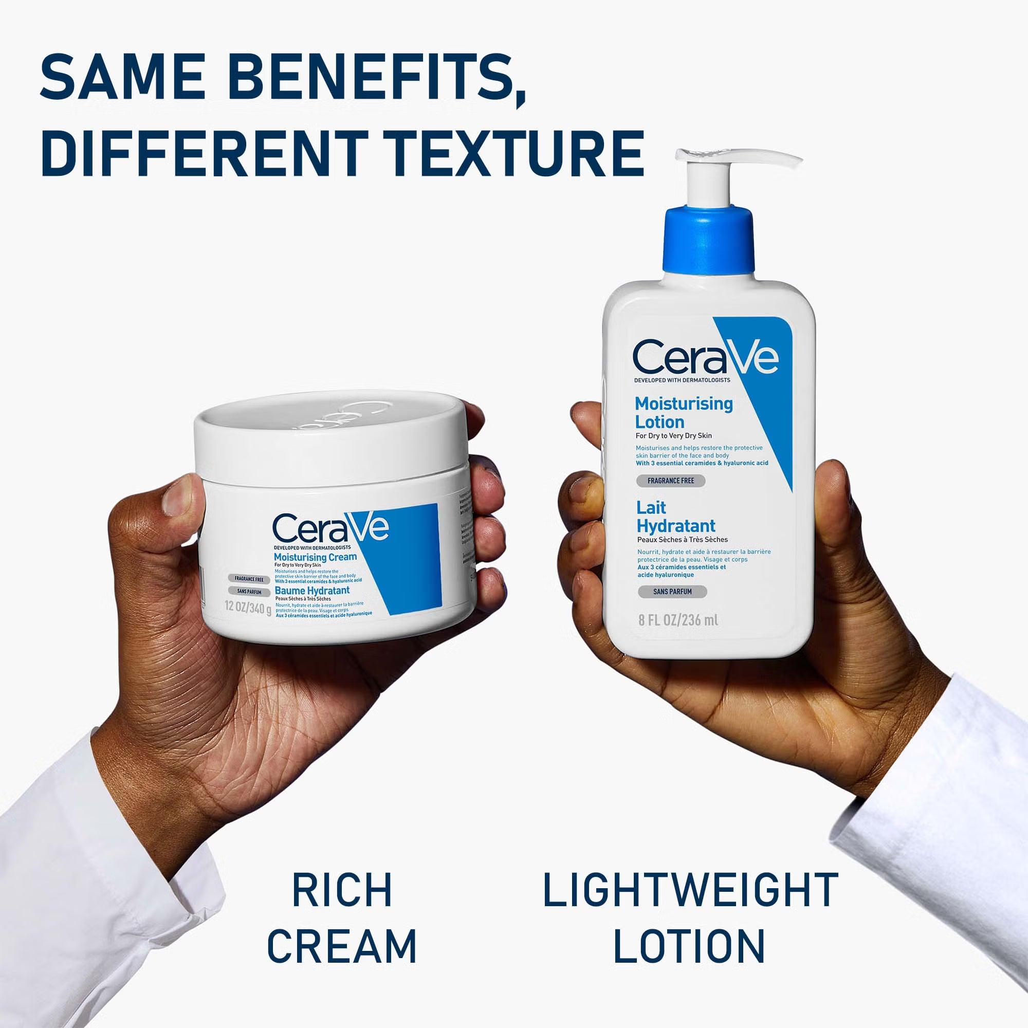 CeraVe Moisturising Cream Pot with Ceramides for Dry to Very Dry Skin 454g