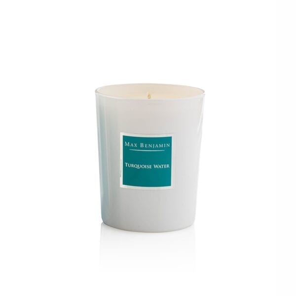 MAX BENJAMIN TURQUOISE WATER LUXURY NATURAL CANDLE