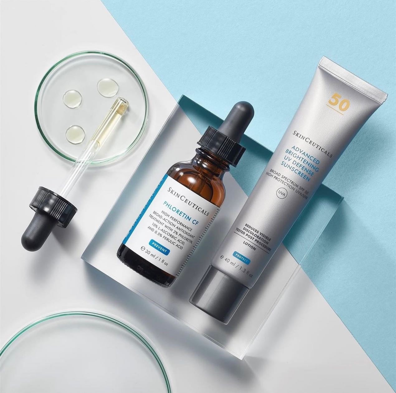 SkinCeuticals Phloretin CF Double Defence Kit for Normal/Combination Skin (FREE SPF save €50)