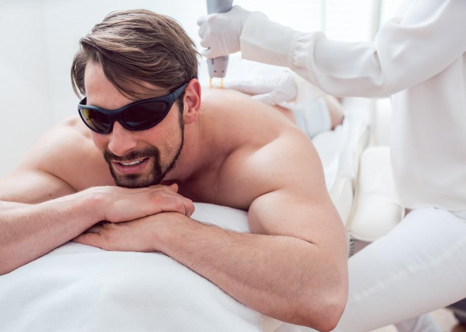 Laser Hair Removal for Men Intimate Area Front & Back +2 Small Areas (as low as €89.50 per session)